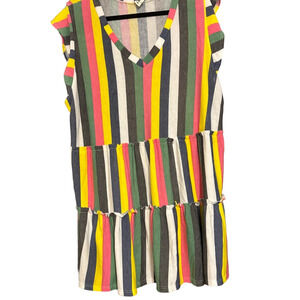 Sew in Love Colorful Striped Tank Top